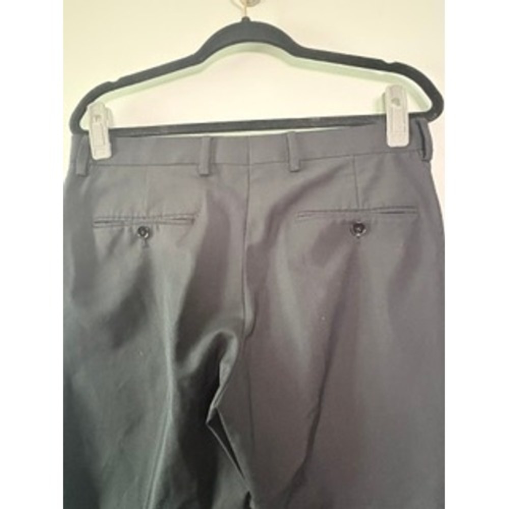 Express Black Wool-Blend Modern Tech Suit Pants – Men's Dress Slacks - Picture 3 of 5